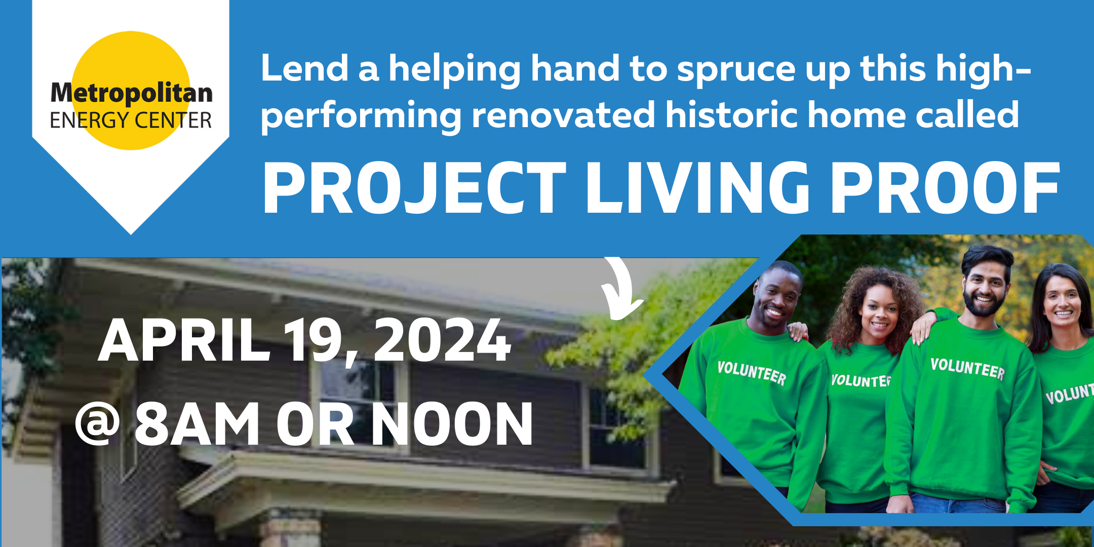 Volunteer April 19th at Project Living Proof